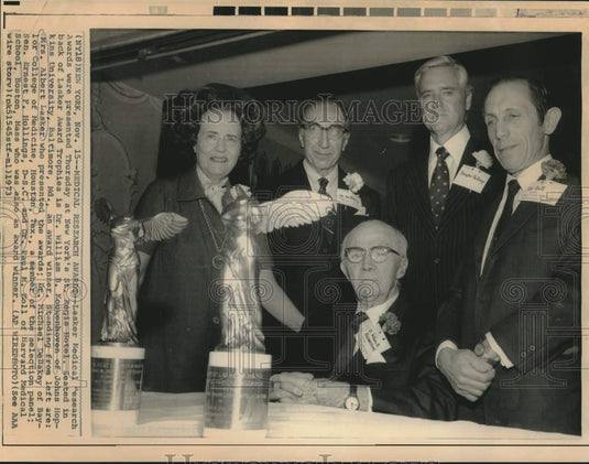1973 Press Photo Lasker Medical Research awards presented in New York
