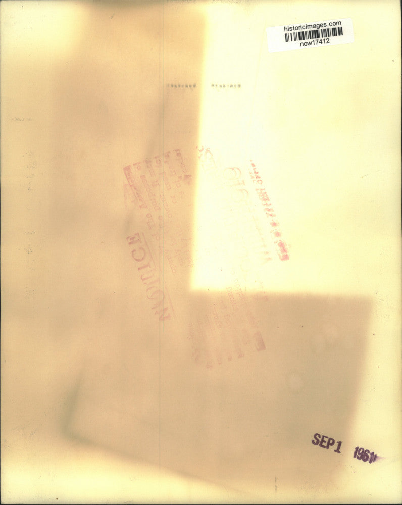 1961 Press Photo Aaron Kohn testifies before Senate Investigations Subcommittee