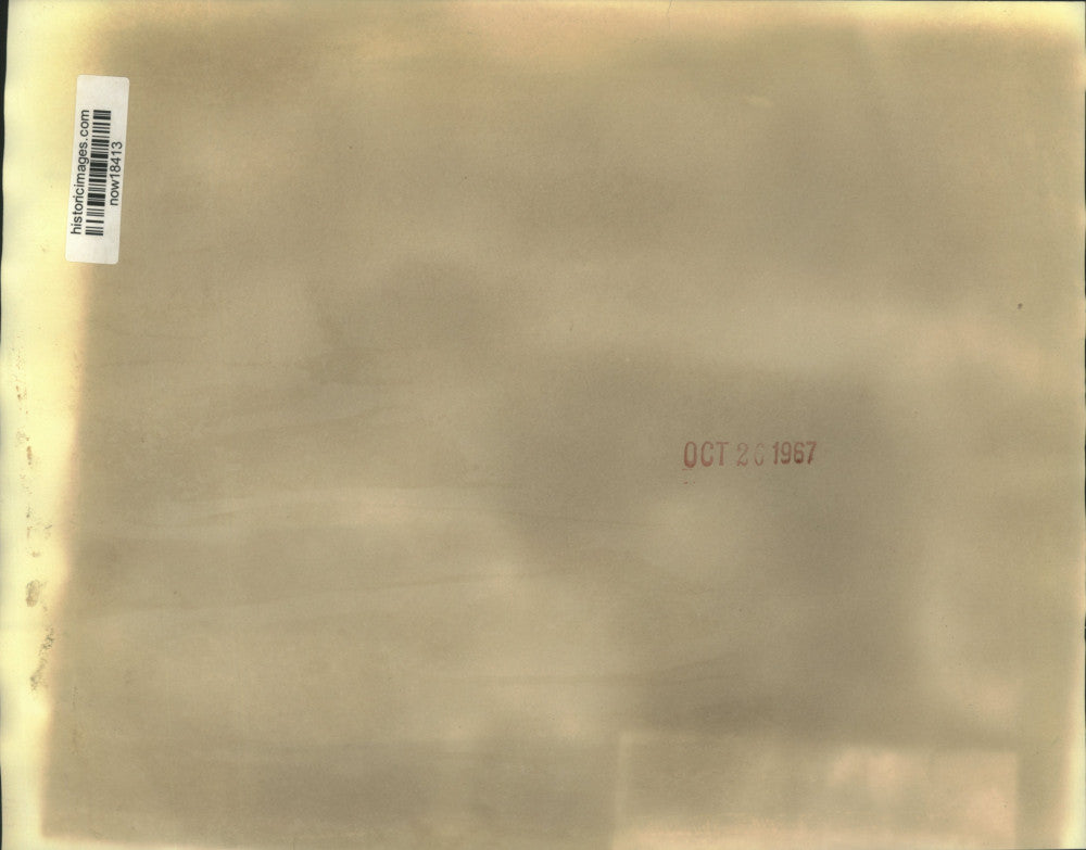 1967 Press Photo Florida Gov. Claude Kirk & others at flag ceremony, Miami, FL