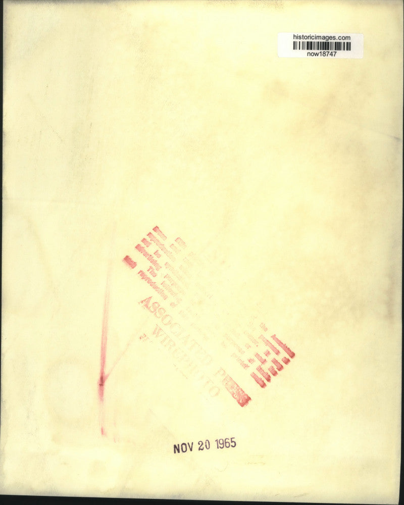 1965 Press Photo Mrs. Lyndon Johnson and Princess Margaret pose in Queen's Room