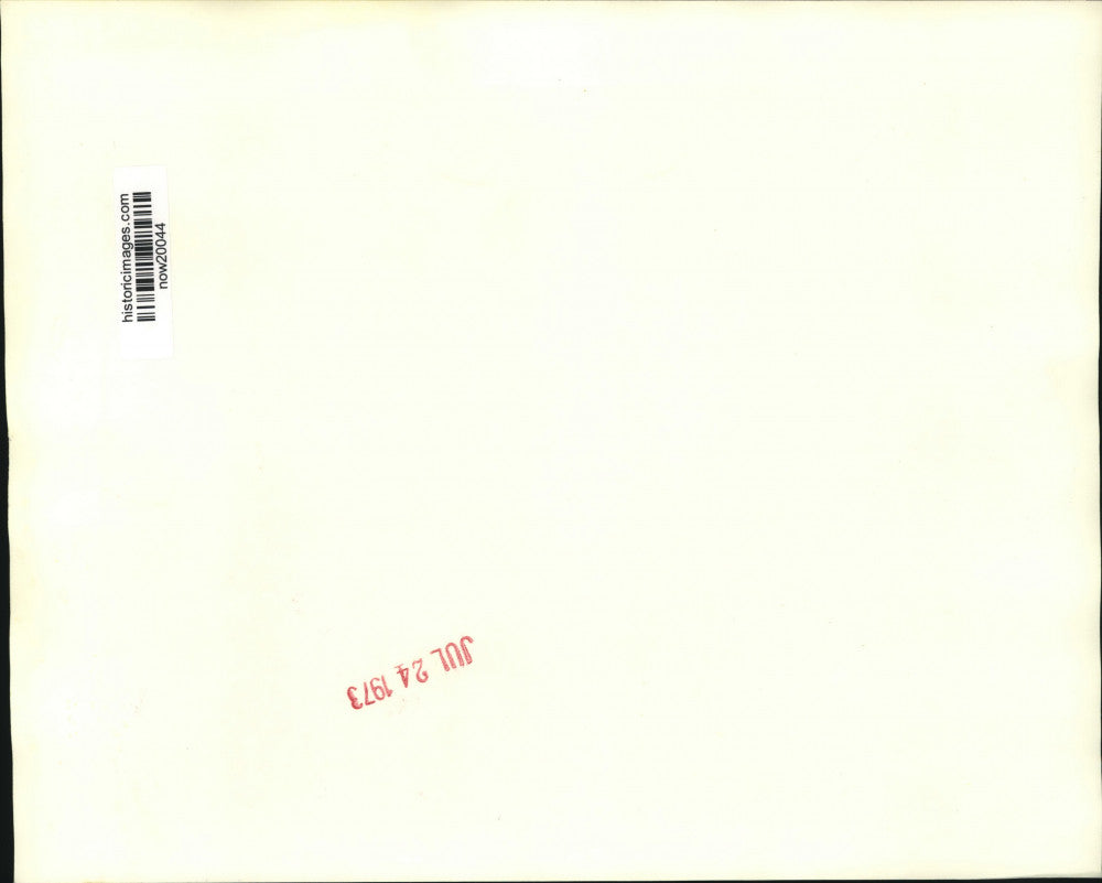 1973 Press Photo India's Guru Maharaj Ji driven in flowered car from NY airport