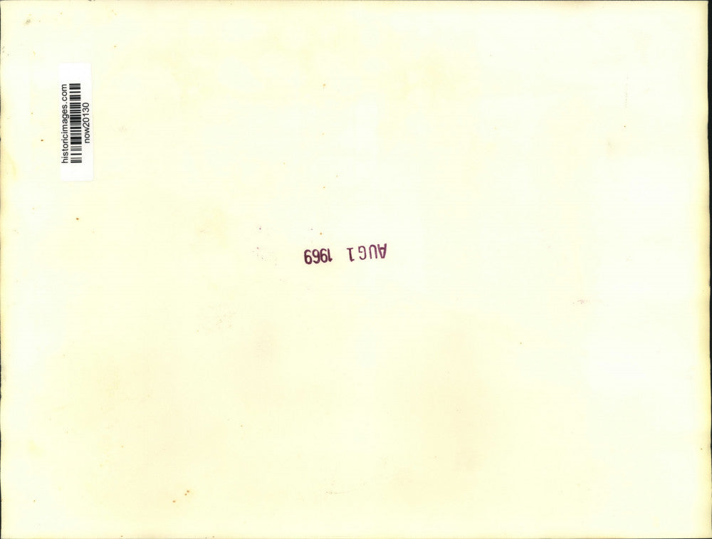 1969 Press Photo Televised pictures from Mariner 6 of south polar cap of Mars