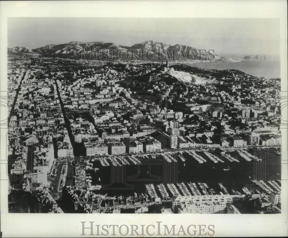 1973 Press Photo Marseilles, France, principal port and industrial center