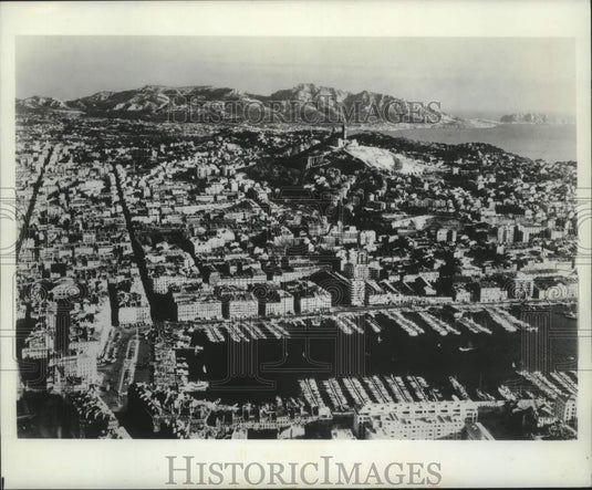 1973 Press Photo Marseilles, France, principal port and industrial center