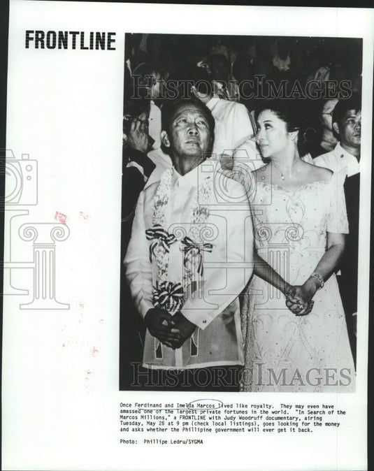 1967 Press Photo Ferdinand and Imelda Marcos of the Philippines - now20272
