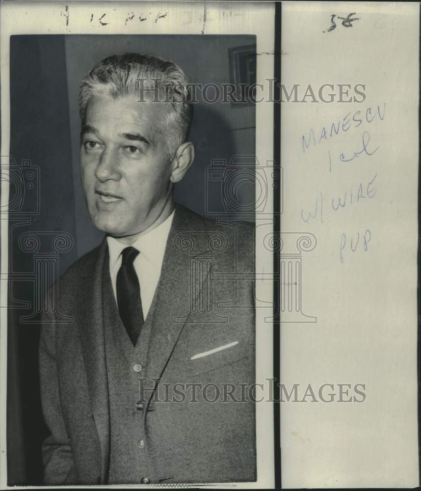 1967 Press Photo President of UN&#39;s General Assembly Romania&#39;s Corneliu Manescu