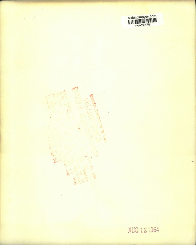 1964 Press Photo Archbishop Makarios visits Paphos hospital near Polis