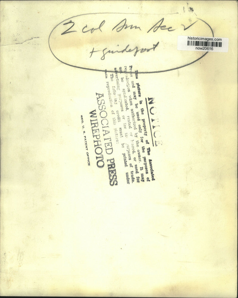 1947 Press Photo Louis Mayer of MGM testifies during communist hearings, WASH