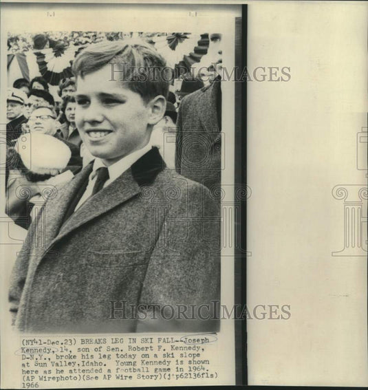 1964 Press Photo Senator Robert F. Kennedy's son Joseph Kennedy, 14. - now20679