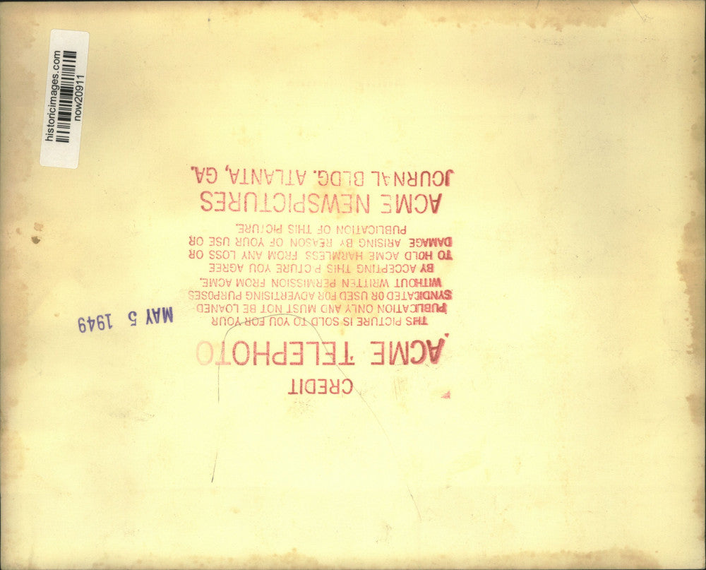 1949 Press Photo Australia's Evatt and Soviet delegate Malik talk at UN