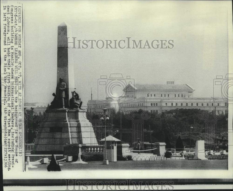 Load image into Gallery viewer, 1966 Press Photo International leaders to meet in Manila's House of Congress
