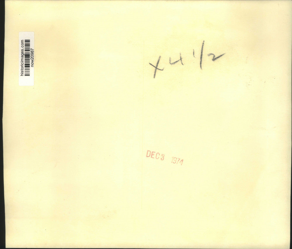 1974 Press Photo New House of Representatives Doorkeeper James Malloy with press