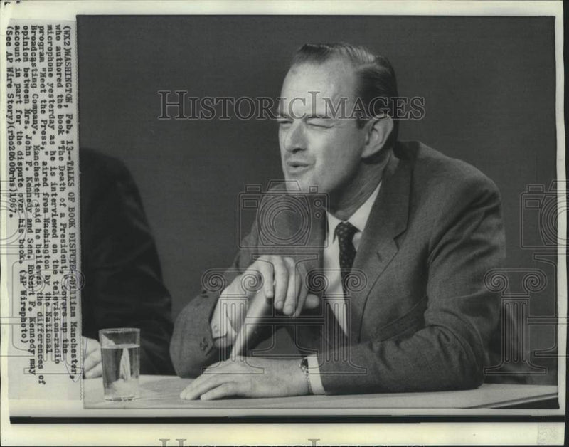 Load image into Gallery viewer, 1967 Press Photo Author William Manchester appears on NBC's "Meet the Press."

