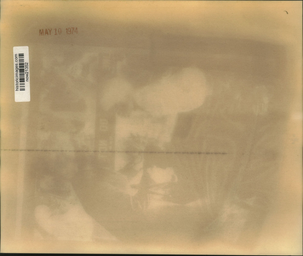 1974 Press Photo Dinner partners Princess Margaret and Senator Humphrey in MN