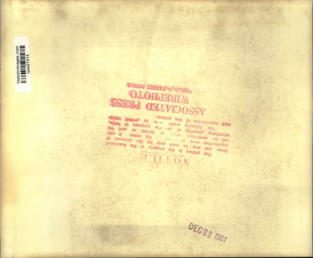 1961 Press Photo Britain's Macmillan and Lord Home welcomed to Bermuda