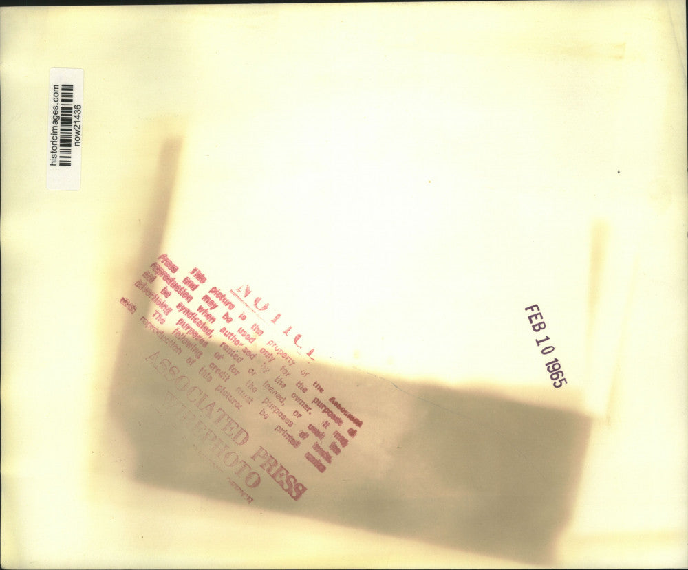 1965 Press Photo President Johnson and Thomas Mann chat in White House