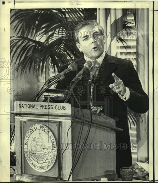1970 Press Photo Louisiana Governor McKeithen speaks at National Press Club