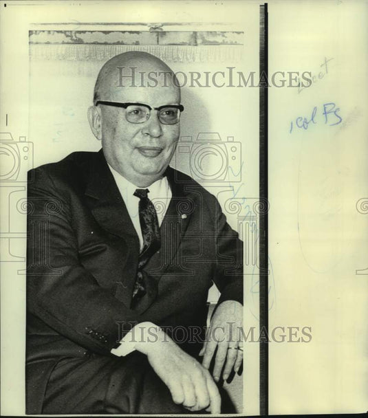 1972 Press Photo French ambassador to Washington Charles Lucet. - now22220