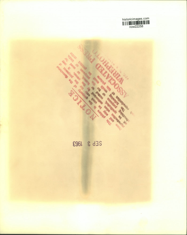 1963 Press Photo Brotherhood of Railroad Trainmen Vice President R.H. McDonald