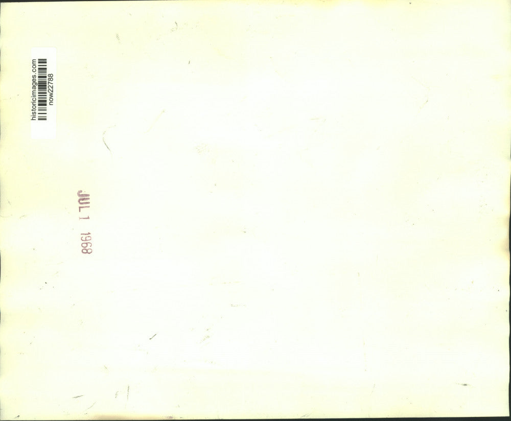 1968 Press Photo Miami Beach Convention Hall fenced in by six-foot chain link