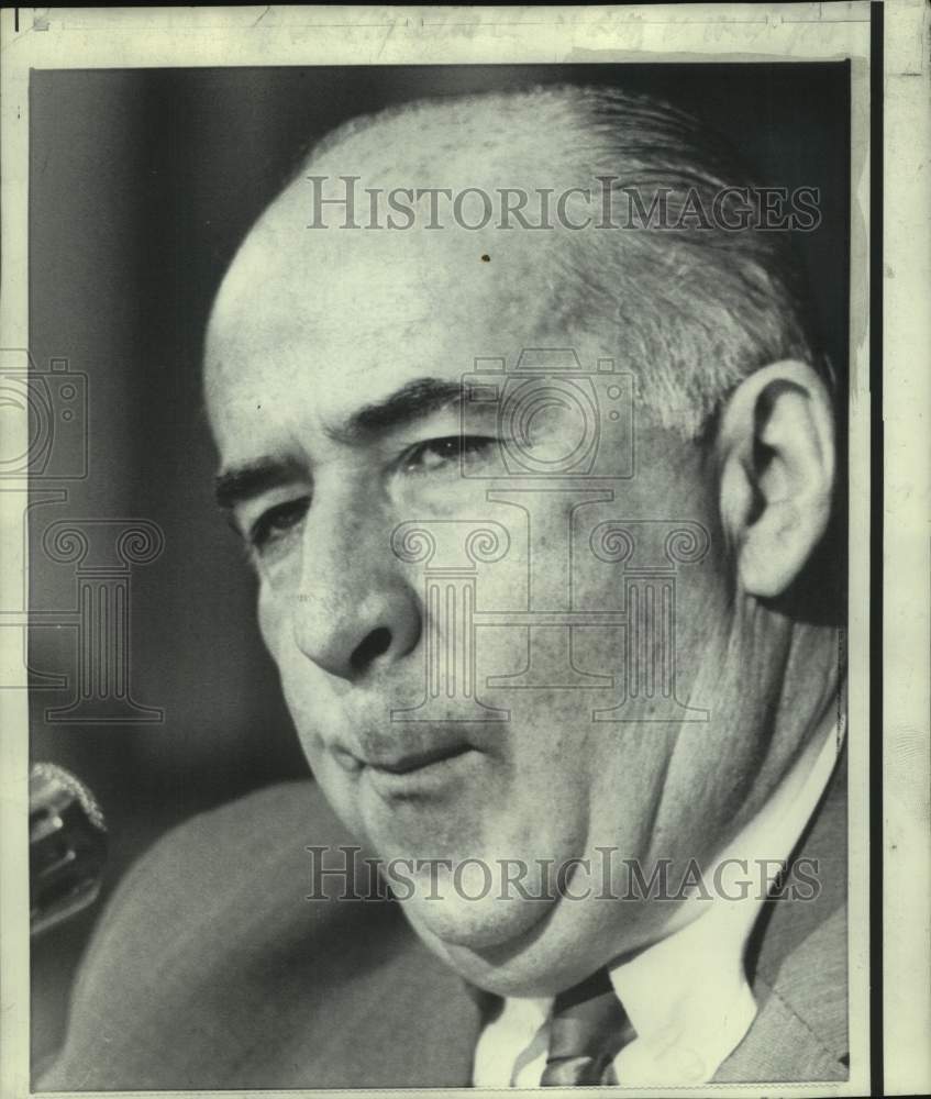 1969 Press Photo Attorney General John Mitchell at Senate Constitutional Rights