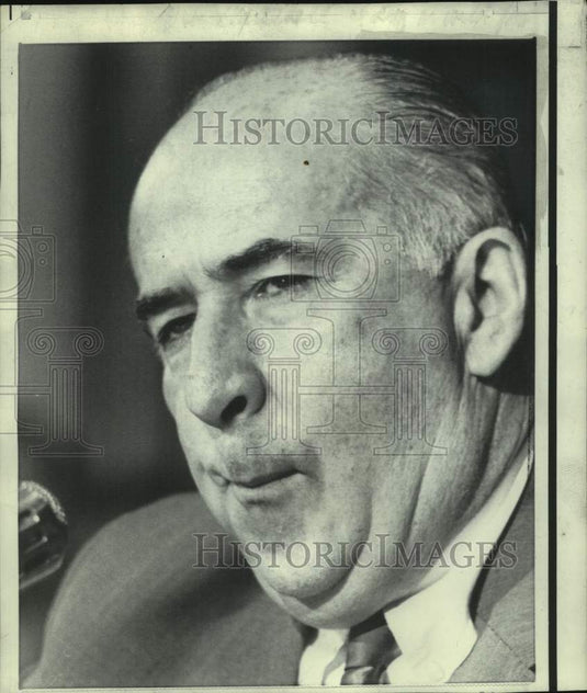 1969 Press Photo Attorney General John Mitchell at Senate Constitutional Rights