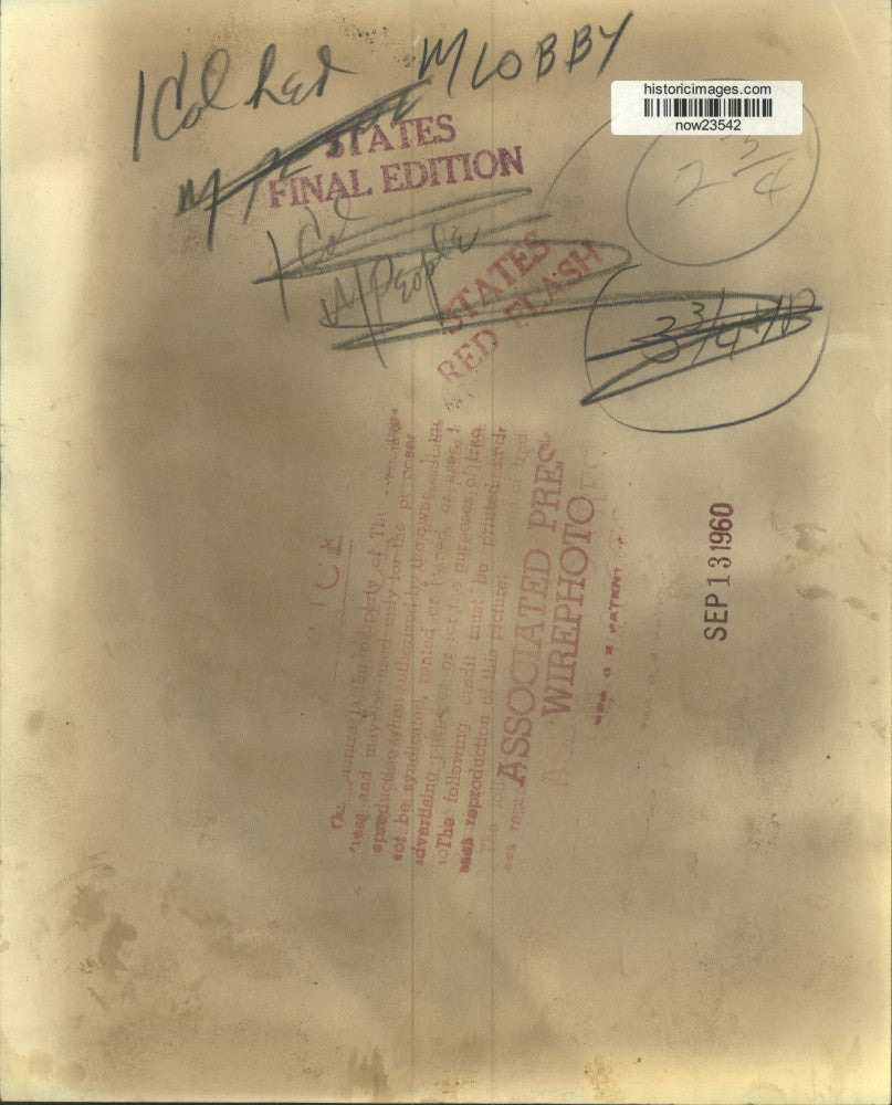 1959 Press Photo Representative Joseph Martin of Massachusetts in Washington