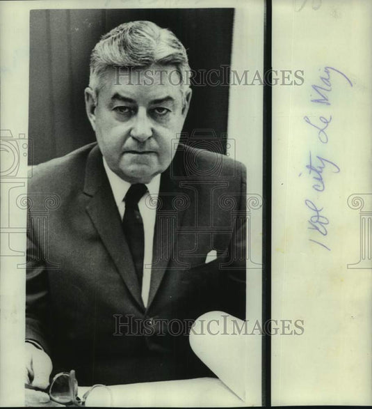 1968 Press Photo George Wallace's top choice as running mate Curtis LeMay