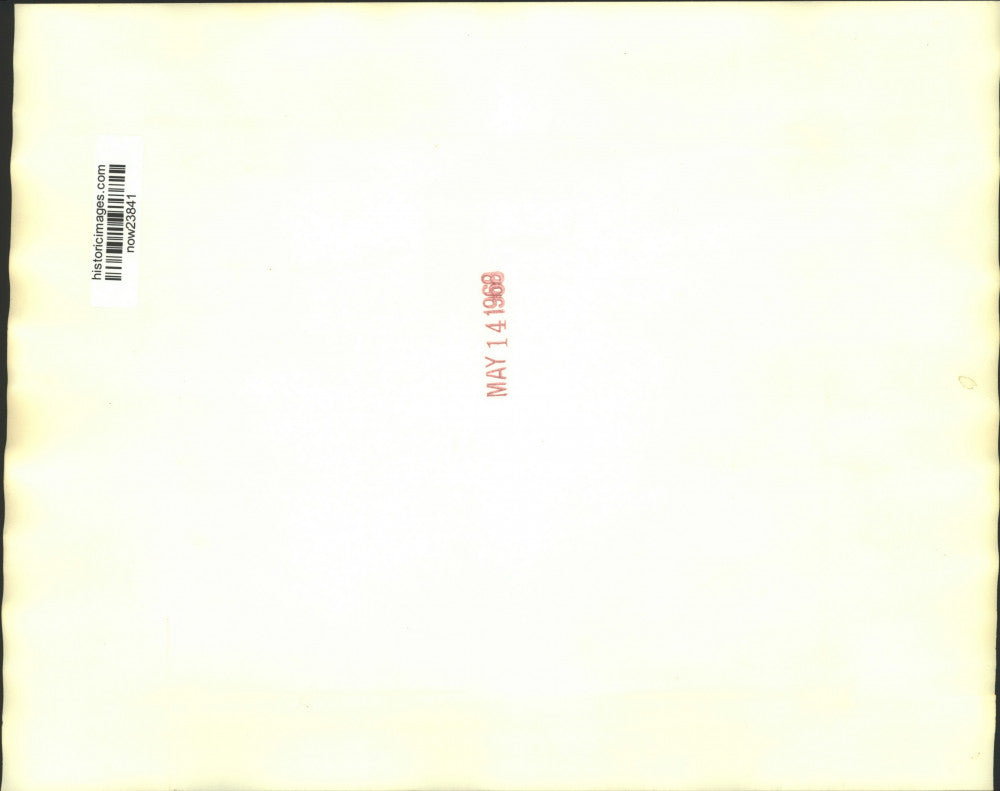 1968 Press Photo AFL-CIO President George Meany at Washington news conference