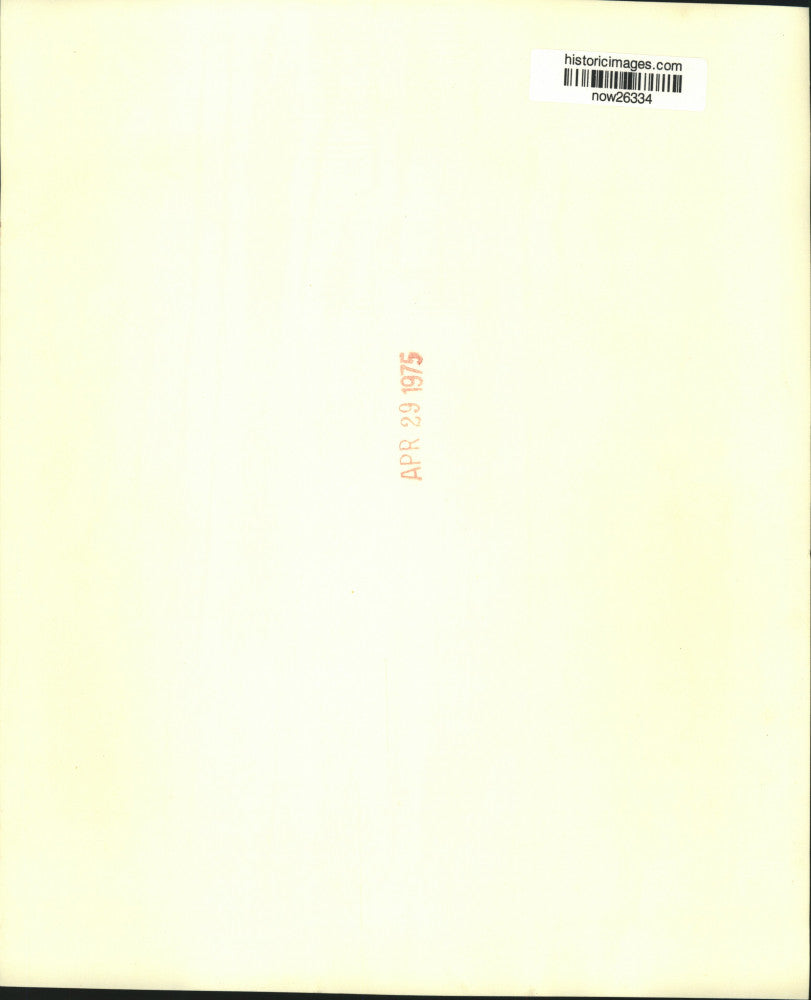 1975 Press Photo President Duong Van Minh and Tran Van Huong at ceremony