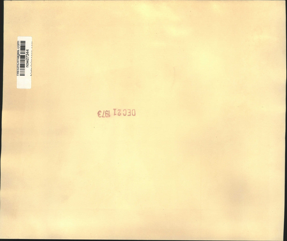 1973 Press Photo Empty Syrian delegation table at Geneva Peace Conference