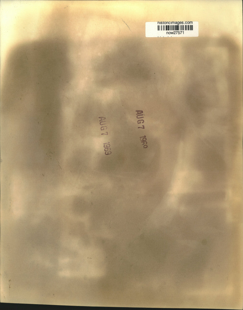 1969 Press Photo Archbishop Hannan and Governor McKeithen attend welfare meeting