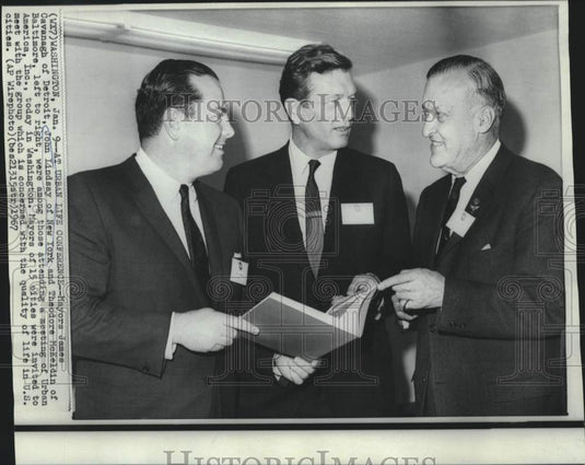1967 Press Photo Mayors Lindsay, Cavanagh and McKeldin at Urban Life Conference