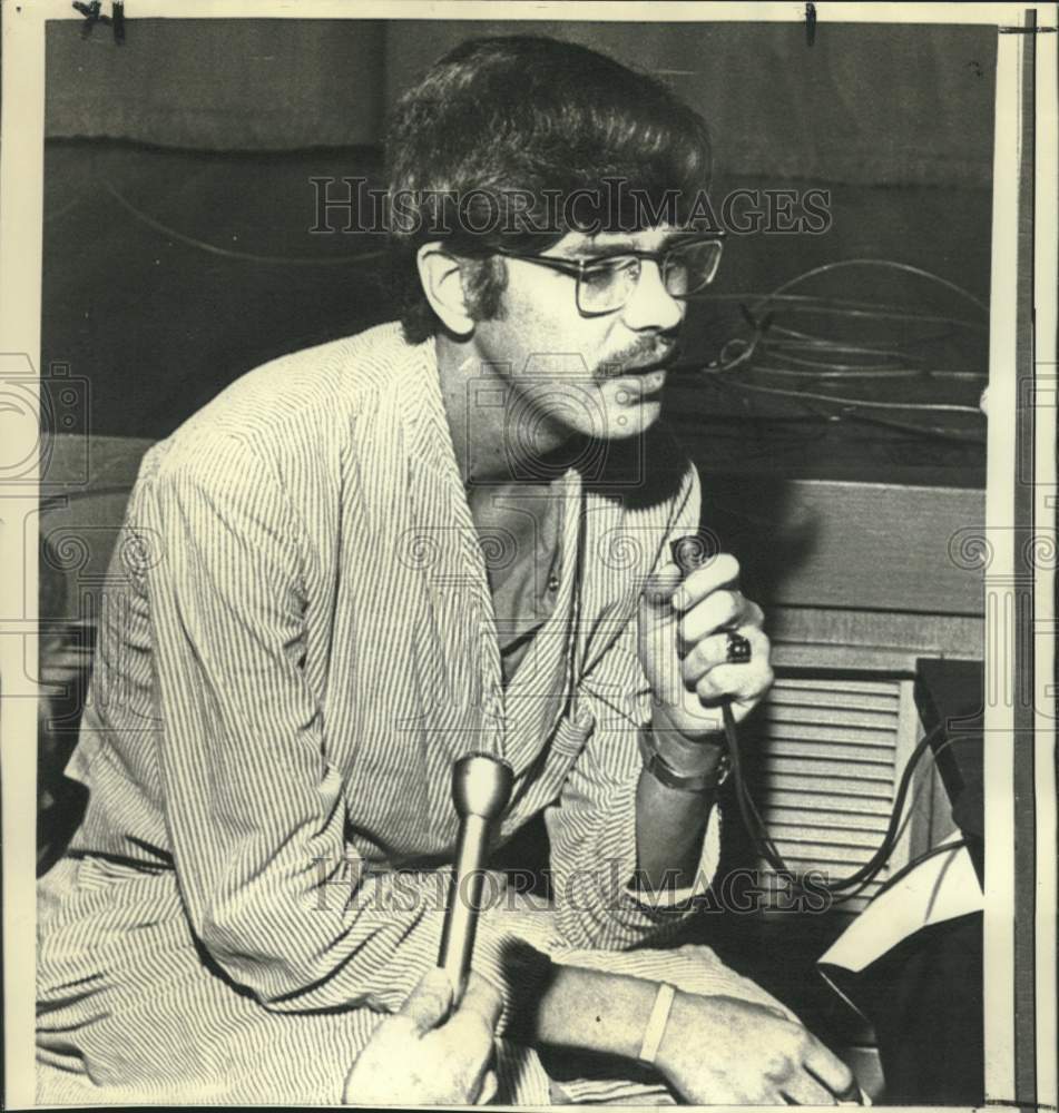1972 Press Photo S/Sgt. Olson recovering from bloodstream &quot;washout&quot; at hospital