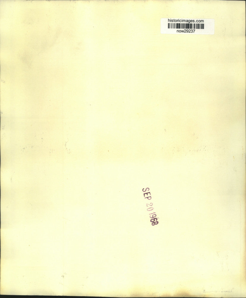 1968 Press Photo Vehicular tunnel construction along Champs Elysee in Paris