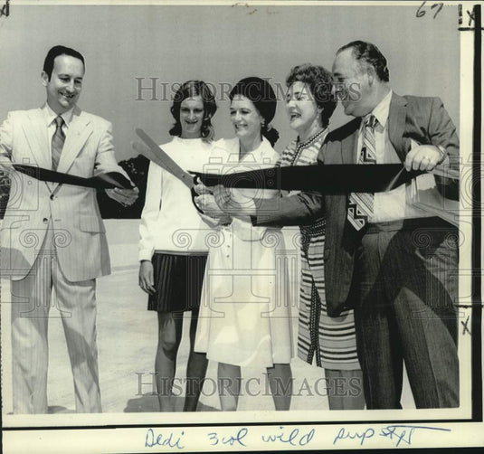 1971 Press Photo Dedication ceremony of Monroe's business route expressway
