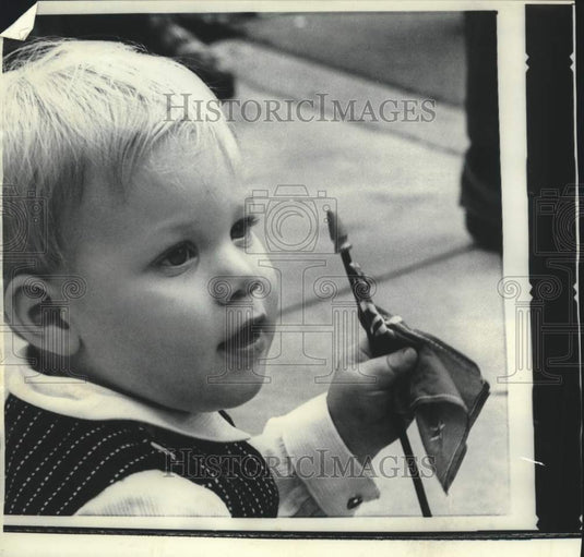 1968 Press Photo Lyn Nugent during White House welcoming ceremonies for Holyoake