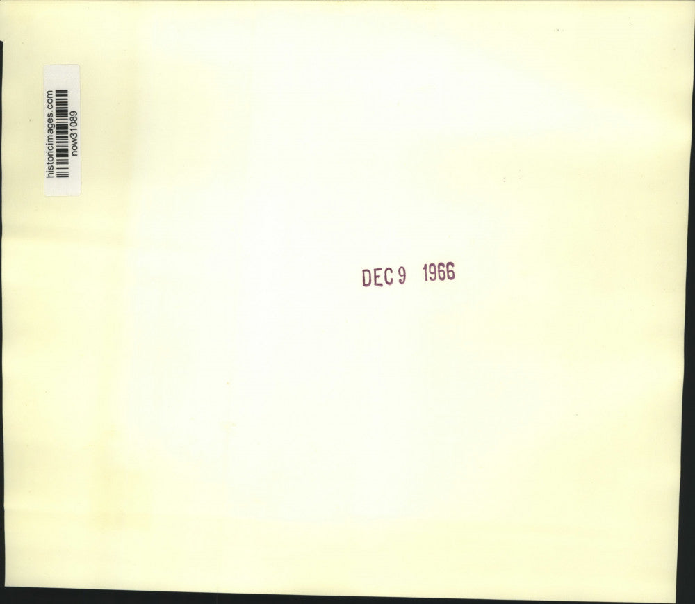 1966 Press Photo Pope Paul VI during ceremony at Virgin Mary statue in Rome