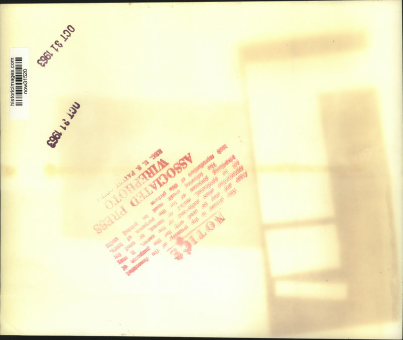 Load image into Gallery viewer, 1963 Press Photo Soviet diplomats Pavlov and Romashin leave NJ FBI headquarters
