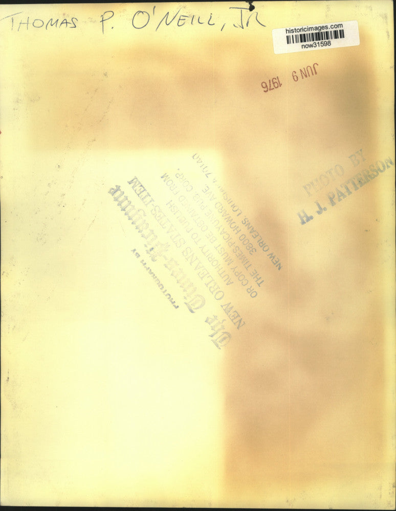 1976 Press Photo Thomas P. O'Neill, Jr. - now31598