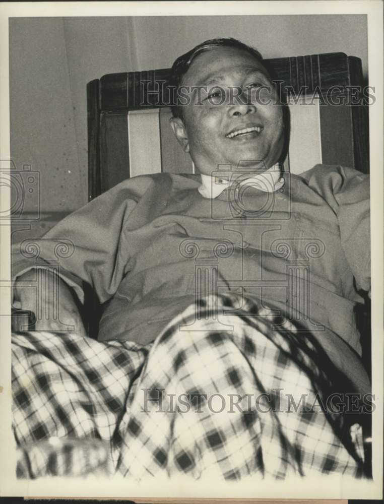 1962 Press Photo Burma&#39;s one-man government Prime Minister U Nu - now32244