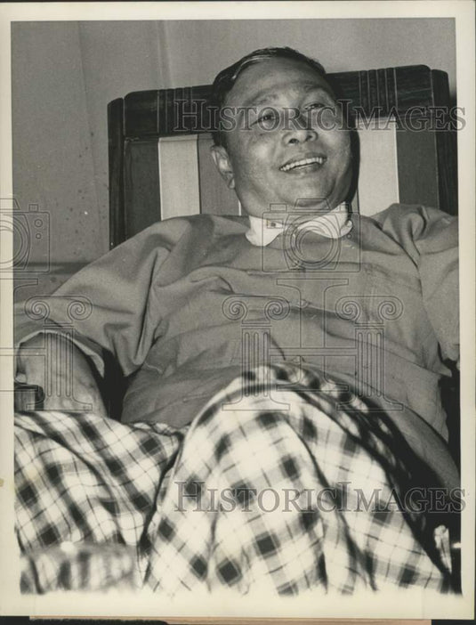 1962 Press Photo Burma's one-man government Prime Minister U Nu - now32244