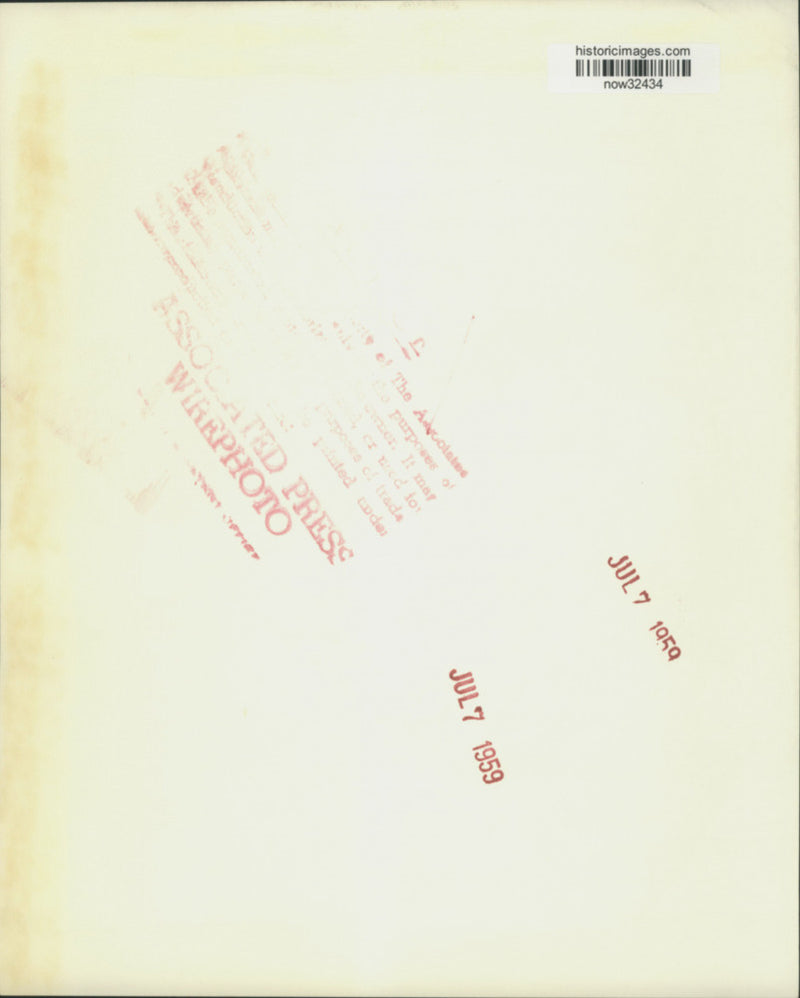 Load image into Gallery viewer, 1959 Press Photo Margaret Paul of New Milford, New Jersey found beaten to death.
