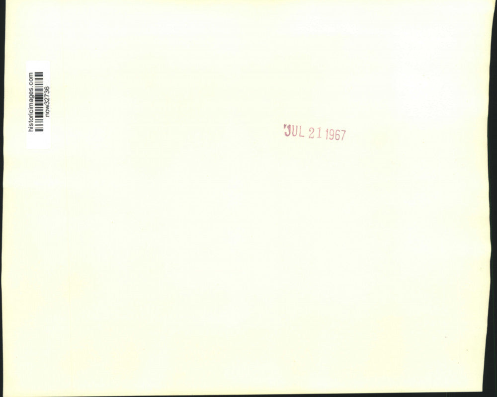 1967 Press Photo CBS President Frank Stanton at Senate Commerce subcommittee