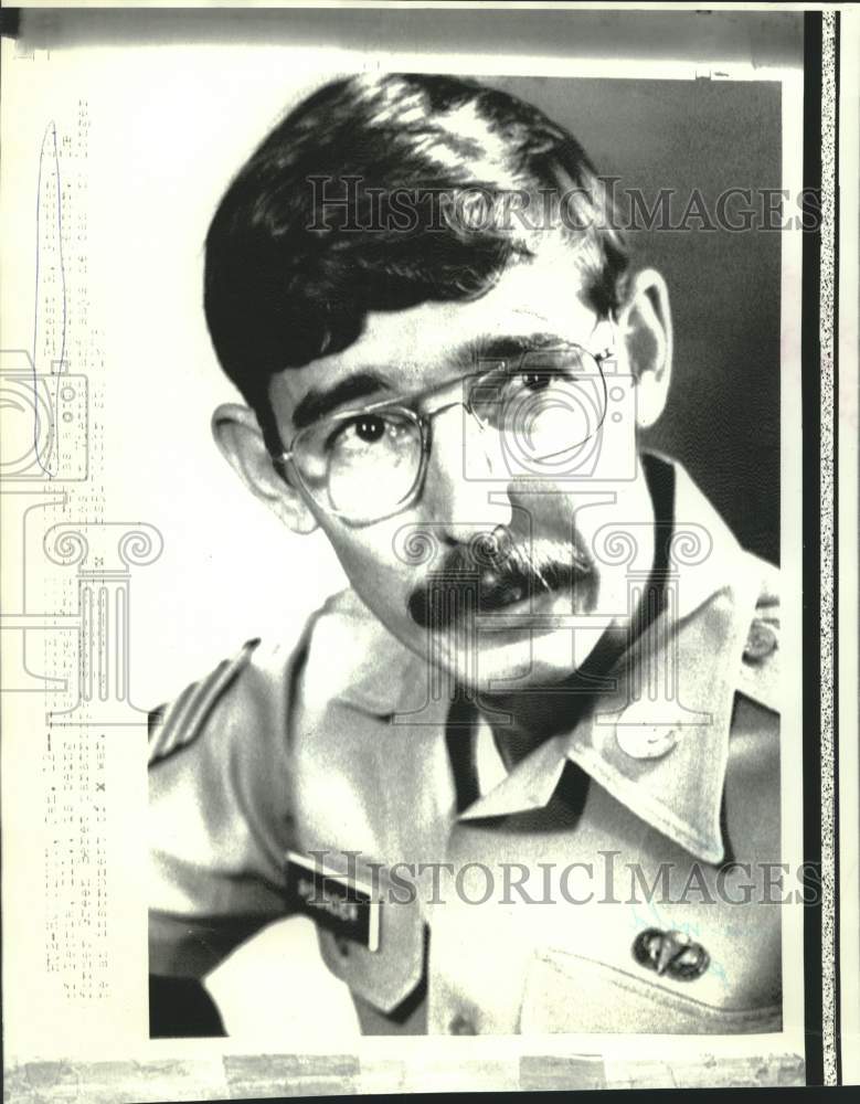1973 Press Photo Faded article of military man - now33511