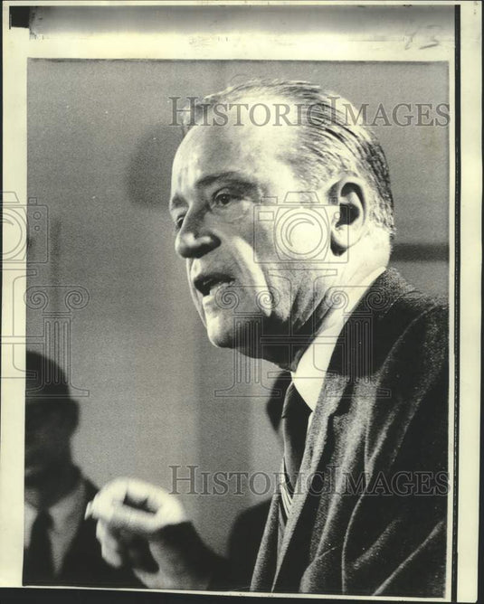 1970 Press Photo Bank of America President Rudolpha Peterson - now33643