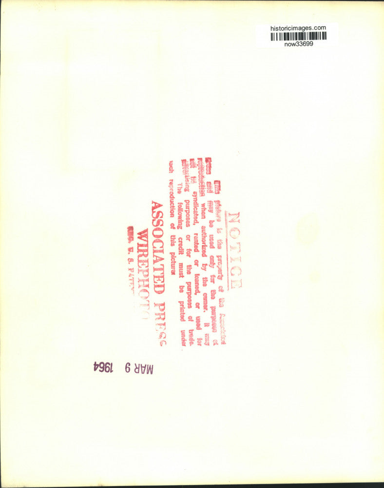 1964 Press Photo Greece's King Paul rides in auto in Athens - now33699