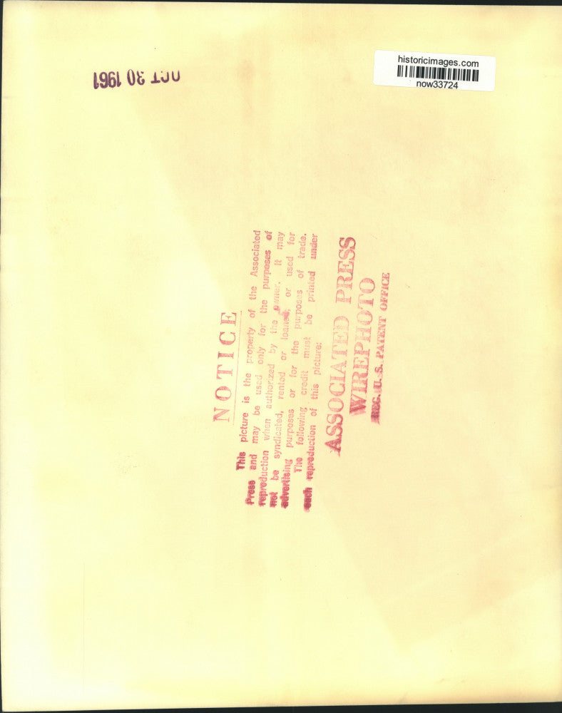 1961 Press Photo Deputy Surgeon-General Dr.John Porterfield at news conference