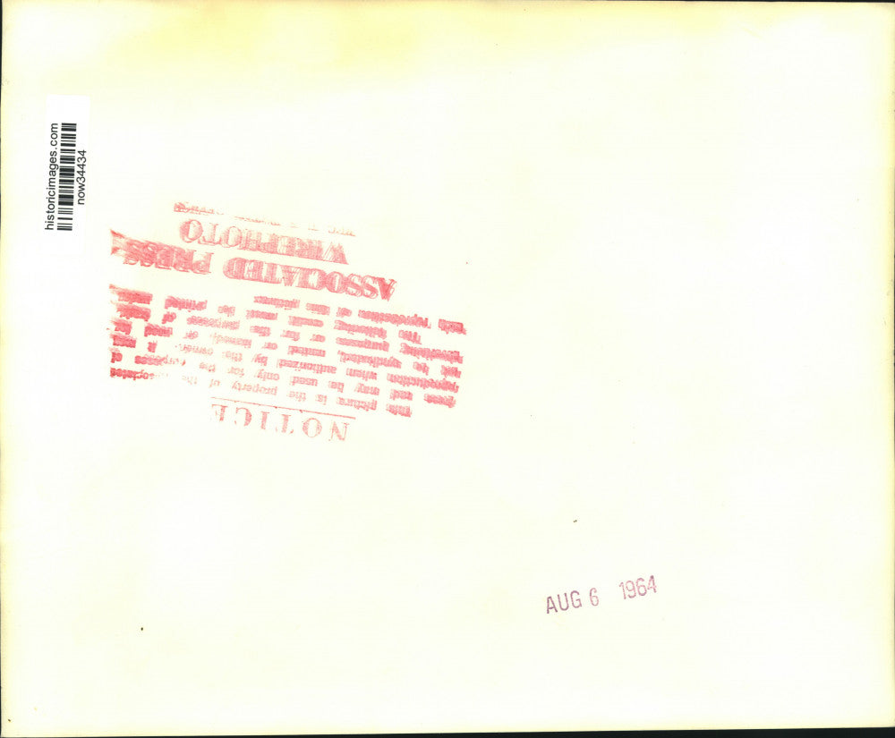 1964 Press Photo Pope Paul VI at his summer residence in Castel Gandolfo, Italy