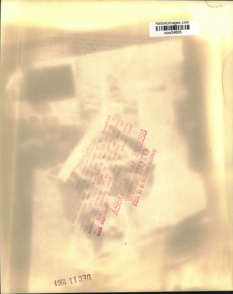 1961 Press Photo Indian Army commander K.A.S. Bajah at Elisabethville shelter